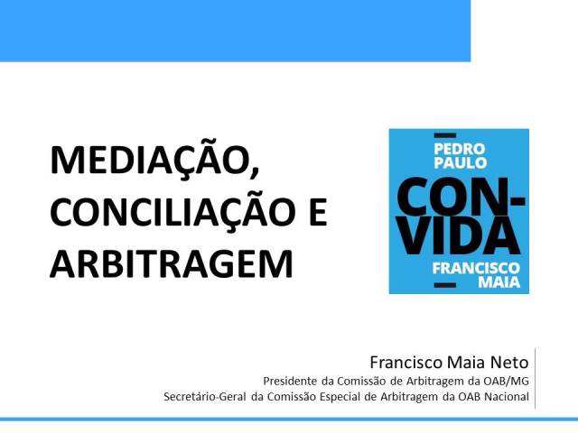 Mediação, Conciliação e Arbitragem